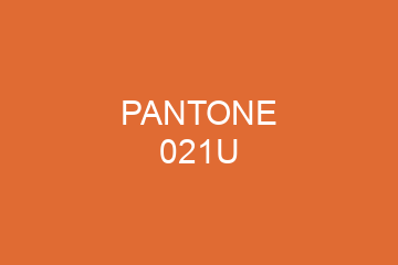 Peinture Pantone 021U