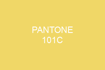 Peinture Pantone 101C