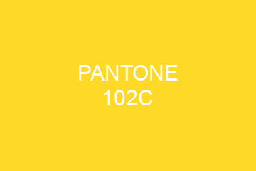 Peinture Pantone 102C