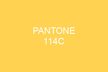 Peinture Pantone 114C