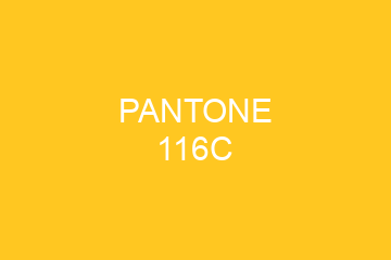 Peinture Pantone 116C