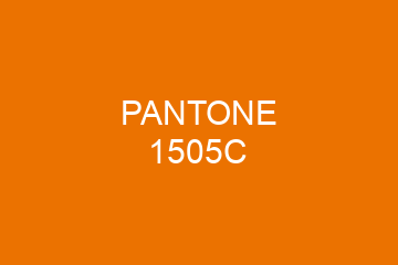 Peinture Pantone 1505C