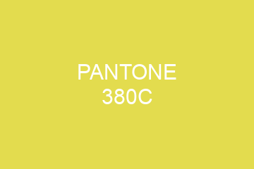 Peinture Pantone 380C