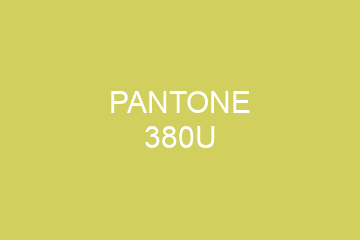 Peinture Pantone 380U