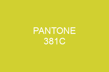 Peinture Pantone 381C