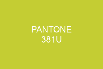 Peinture Pantone 381U