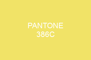 Peinture Pantone 386C