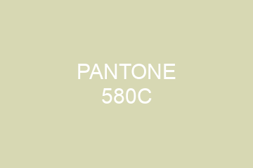 Peinture Pantone 580C