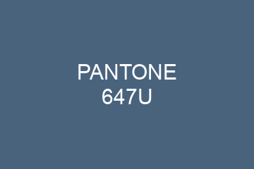 Peinture Pantone 647U