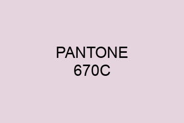 Peinture Pantone 670C