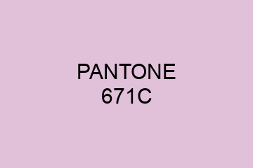 Peinture Pantone 671C