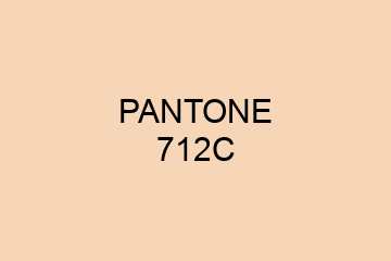 Peinture Pantone 712C