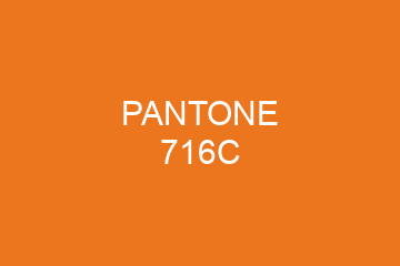 Peinture Pantone 716C