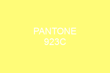 Peinture Pantone 923C