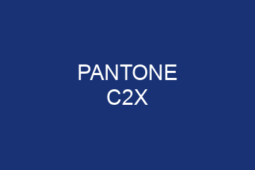 Peinture Pantone C2X