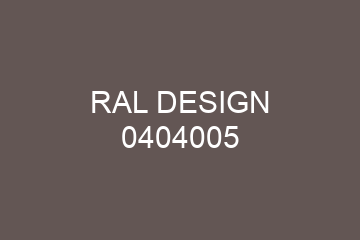 Peinture RAL 0404005